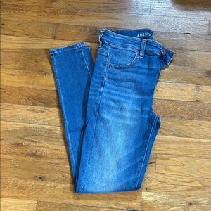 American Eagle Outfitters Women's Blue Skinny Jeans